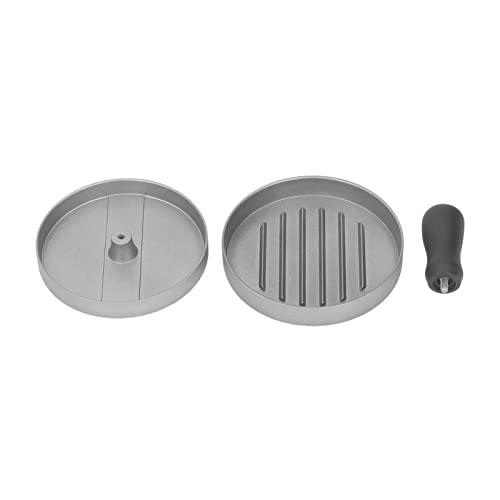 plplaaoo Runde Hamburger Press Patty Maker Aluminium Legierung Burger Press Patty Form für Fleischfleisch Camping 12 cm Durchmesser plplaaoo Runde Hamburger Press Patty Maker Aluminium Legierung Burger Press Patty Form für Fleischfleisch Camping 12 cm Durchmesser von plplaaoo
