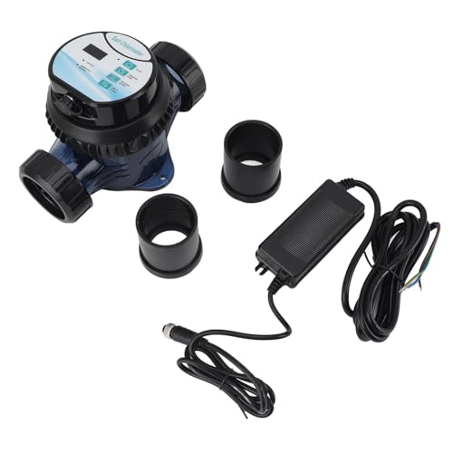 plplaaoo Salzwasserchlorinatorsystem DC24V Elektronischer Chlorgenerator professionelle Salzchlorierungsmaschine für Schwimmbäder Salzwasserpools pp ABS -Material 32x14x14,5 cm (ECR10) von plplaaoo