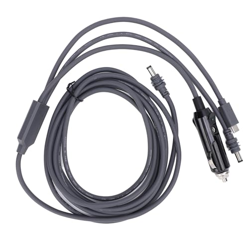 plplaaoo Satelliten DC -Stromkabel Typ C bis DC -Kabel, wasserfeste Hocheffizienz -Plug -and -Play -PVC -Verlängerungskabel für elektronische Innengeräte im Freien (5m) von plplaaoo