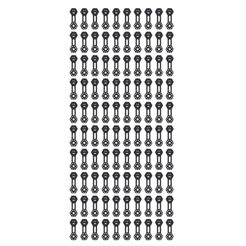 plplaaoo Schattenstoffclips Plastik Kunststoff Hexagonal Sunshade Net Fixing Clips für Gartennetzvogel Netting Black 100pcs 3,7 Zoll Abs Material plplaaoo Schattenstoffclips Plastik Kunststoff Hexagonal Sunshade Net Fixing Clips für Gartennetzvogel Netting Black 100pcs 3,7 Zoll Abs Material von plplaaoo