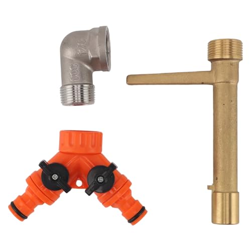 plplaaoo Schnellkuppler -Ventilschlüssel Hochleistungs -Messing G3/4 Schnellwassereinlassventilschlüssel mit 2 - -Schlauchsplitter für Gartenbewässerung Rasensprinkleranlage Haltbares ABS plplaaoo Schnellkuppler -Ventilschlüssel Hochleistungs -Messing G3/4 Schnellwassereinlassventilschlüssel mit 2 - -Schlauchsplitter für Gartenbewässerung Rasensprinkleranlage Haltbares ABS von plplaaoo
