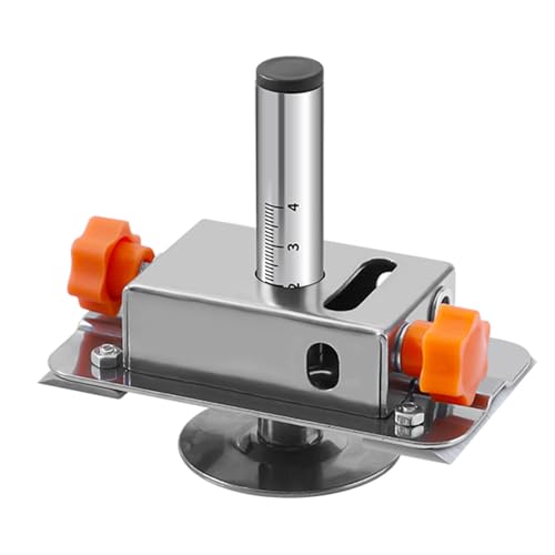 plplaaoo Scribing Picker -Werkzeug Edelstahl Multifunktional Dual verwenden Parallel Line Assist Tool für Holzbearbeitungsmöbel DIY einstellbare 70 mm mit Bleistift von plplaaoo