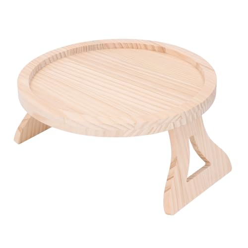 plplaaoo Sofa Armlehnenschale Holz Faltbare tragbare Couch Tasse Halter Armtisch Clip auf den Seitentisch für Wohnzimmer Schlafsaal Kiefer Holz großgröße von plplaaoo
