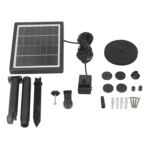plplaaoo Solarwasserpumpe Kit mit 6 Düsen 7 V 3,5W Split Typ Solarwasserbrunnen für Vogelbad Garten Teich Fischtank Hydroponik ABS PET PET plplaaoo Solarwasserpumpe Kit mit 6 Düsen 7 V 3,5W Split Typ Solarwasserbrunnen für Vogelbad Garten Teich Fischtank Hydroponik ABS PET PET von plplaaoo