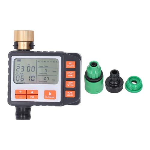 plplaaoo Sprinkler -Timer Automatische Bewässerung des Bewässerung Timer intelligenter Timer mit atomisiertem Mikrospray für Gartenpflanztöpfe Blumenbetten Kunststoff Kupfer 415G 11x14x7cm von plplaaoo