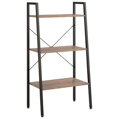 plplaaoo Standregal mit 3 Böden Dunkelbraun und Schwarz 56x35x108 cm plplaaoo Standregal mit 3 Böden Dunkelbraun und Schwarz 56x35x108 cm von plplaaoo