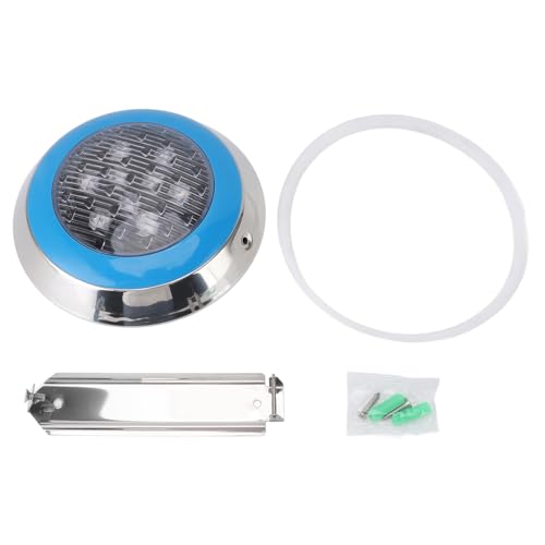 plplaaoo Taucherpool Leichter professionelles warmes Licht 3000k 24 V eingebundene dekorative wasserdichte Unterwasserpoollichter für Pool -Teich Bad Spa (9W) von plplaaoo