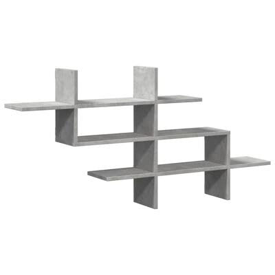 plplaaoo Wandregal Betongrau 124,5x18x60,5 cm Holzwerkstoff plplaaoo Wandregal Betongrau 124,5x18x60,5 cm Holzwerkstoff von plplaaoo