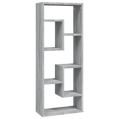 plplaaoo Wandregal Grau Sonoma 36x16x90 cm Holzwerkstoff plplaaoo Wandregal Grau Sonoma 36x16x90 cm Holzwerkstoff von plplaaoo