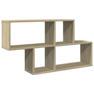plplaaoo Wandregal Sonoma-Eiche 100x20x53 cm Holzwerkstoff plplaaoo Wandregal Sonoma-Eiche 100x20x53 cm Holzwerkstoff von plplaaoo