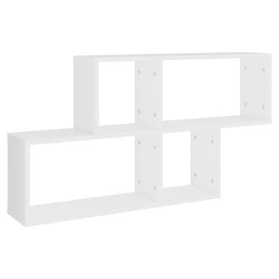 plplaaoo Wandregal Weiß 100x18x53 cm Holzwerkstoff plplaaoo Wandregal Weiß 100x18x53 cm Holzwerkstoff von plplaaoo