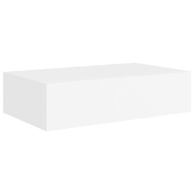 plplaaoo Wandregal mit Schublade Weiß 40x23,5x10 cm MDF plplaaoo Wandregal mit Schublade Weiß 40x23,5x10 cm MDF von plplaaoo