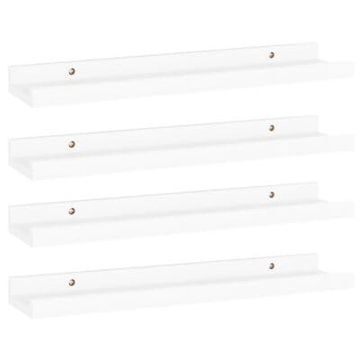 plplaaoo Wandregale 4 STK. Weiß 40x9x3 cm plplaaoo Wandregale 4 STK. Weiß 40x9x3 cm von plplaaoo