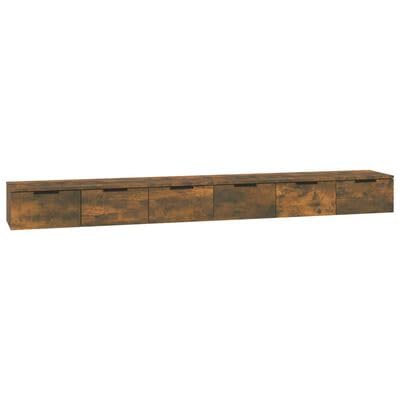 plplaaoo Wandschränke 2 STK. Räuchereiche 102x30x20 cm Holzwerkstoff von plplaaoo