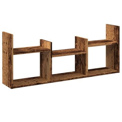 plplaaoo Wandschrank 100x18x40 cm Altholz-Optik Holzwerkstoff von plplaaoo