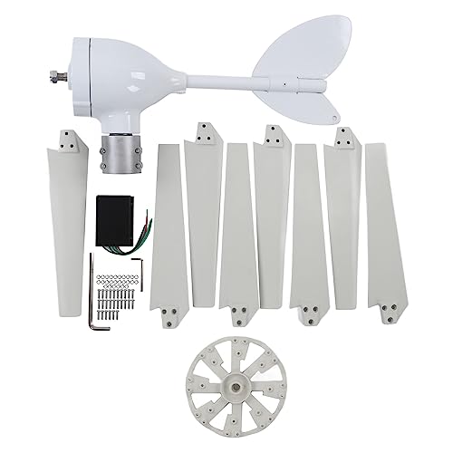plplaaoo Windturbinengenerator 8 Blade 700W Stromerzeuger mit MPPT -Controller für Home RV (48 V) von plplaaoo