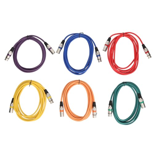 plplaaoo XLR männlich an weibliche Kabel Premium professionelles Audiokabel mit zwei Abschirmung für Mikrofone Mixer Audio -Schnittstellen Zinklegierung Sauerstofffreies Kupfer 10ft 6 Pack plplaaoo XLR männlich an weibliche Kabel Premium professionelles Audiokabel mit zwei Abschirmung für Mikrofone Mixer Audio -Schnittstellen Zinklegierung Sauerstofffreies Kupfer 10ft 6 Pack von plplaaoo