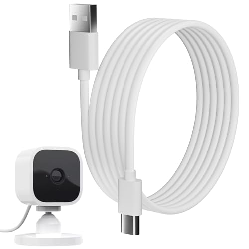 5 m Strom-Verlängerungskabel für Blink Mini, Ladekabel, kompatibel mit Blink Mini Indoor Plug-in Kamera-Verlängerungskabel (Blink Mini ist nicht im Lieferumfang enthalten) von pluX