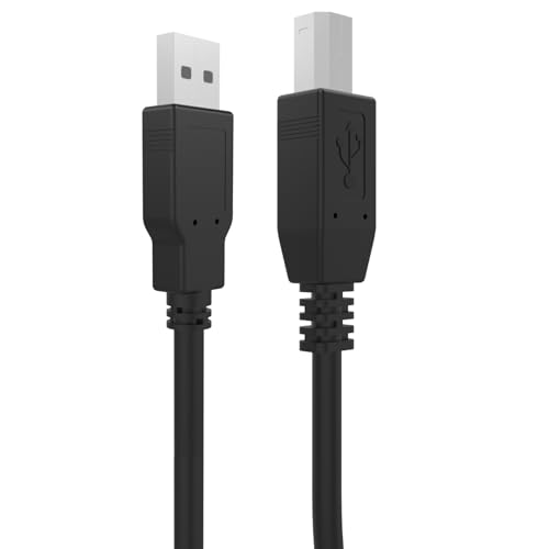 Ersatz-USB-Kabel für Blue Snowball Mikrofon (schwarz) von pluX