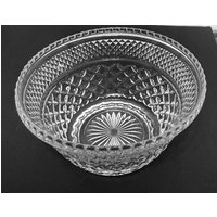 Anchor Hocking Wexford Große Serviersalat Obstschale Bowle Basis Rautenmuster von pluckylucky