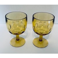 Bartlett Collins Bernstein/Gelbe Münze Dot Footed Kelche Fingerabdruck 2Er Set von pluckylucky