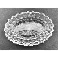 Fostoria American Line Gewürfelte Ovale Gemüseschüssel Klarer Kristall 10 " von pluckylucky