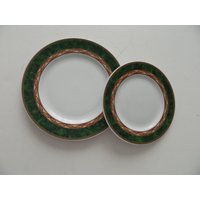 Royal Worcester Mosaik Teller, Salat - & Brotteller-Set von pluckylucky