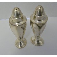 Wm A Rogers 401 S P Zinc Silver Plate Salz - Und Pfefferstreuer-Set Zum Einschrauben Von Oberteilen von pluckylucky