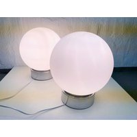 2 Xxl Wand - Oder Deckenlampen Von Glashütte Limburg 60Er 70Er Jahre Space Age von plutorakerCom