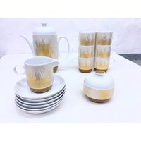 Kaffeeservice Rosenthal Decor Manipur Victor Vasarely Form Duo Ambrogio Pozzi von plutorakerCom