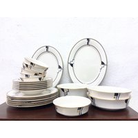 Noritake Portfolio Tafelgeschirr 70Er 80Er Jahre Design Art Deco Stil Noritake Portfolio Tafelgeschirr 70Er 80Er Jahre Design Art Deco Stil von plutorakerCom