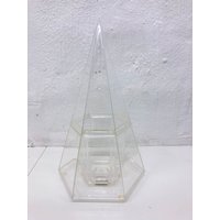 Weinkühler Aus Plexiglas Sechseck-Pyramide 70Er 80Er Jahre Turnwald Collection von plutorakerCom