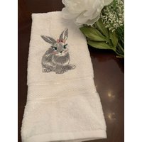 Gestickte Handtücher/Osterhase Geschenk Für Ostern Muttertag Ostergeschenk von pnbdesign