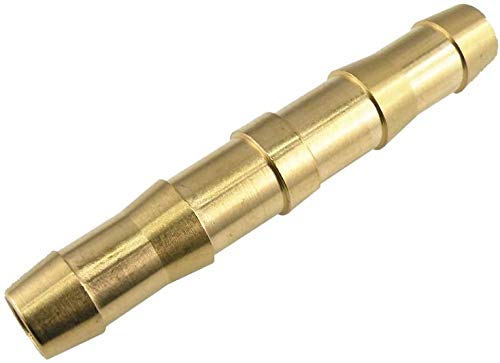 Gerade Schlauchverbinder, Schlauchverbindungsrohre, kurz, Messing (6 mm) von pneumatik-24.de