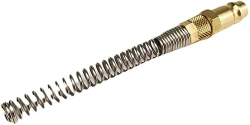 Kupplungsstecker mit Schlauchanschluss 10x8mm (mit Überwurfmutter + Knickschutz) von pneumatik-24.de