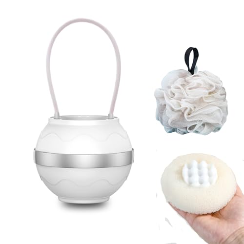Universal Bad Dusche Filter Luftreiniger - 8-stufige Filtrationstechnologie für glattere Haut & glänzendes Haar - BPA-frei & langlebiges Design (Weiß) von pobowlgarls
