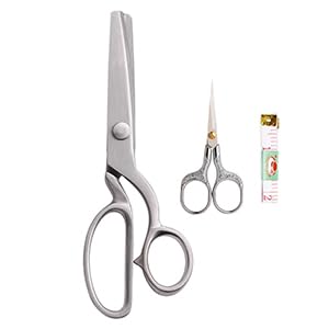Vollständiger Edelstahl Heavy Duty Sharp Dekorative Edge Zig Zag Pinking Schere Professionelle All-Metal-Schere für Stoff, Papier, DIY-Handwerk und Nähprojekte Vollständiger Edelstahl Heavy Duty Sharp Dekorative Edge Zig Zag Pinking Schere Professionelle All-Metal-Schere für Stoff, Papier, DIY-Handwerk und Nähprojekte von pobowlgarls