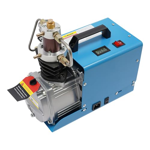 PCP Kompressor, 1800 W 30Mpa Hochdruckkompressor, Verdrängung 22Gal/min, Wasserkühlung und Luftkühlung, 2800 U/Min Tragbarer PCP Luft Kompressor von pochcicou