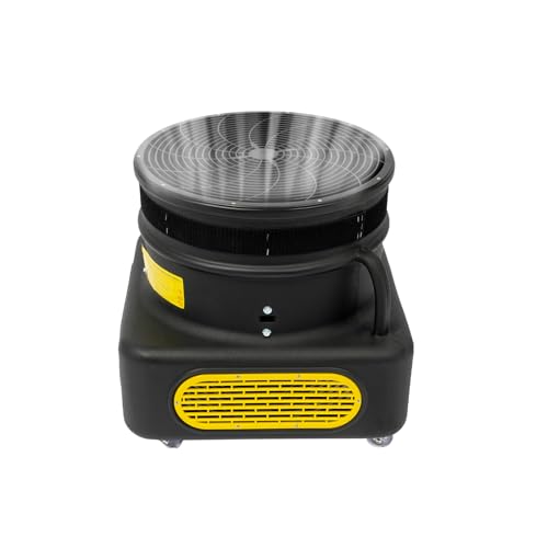 pochcicou Gebläse, 750W 230V Puppentänzer Gebläse mit 4 Räder, Druckventilator, Druckgebläse, 2800 U/Min Luftgebläse für Partys, Geschäfte (Schwarz) von pochcicou