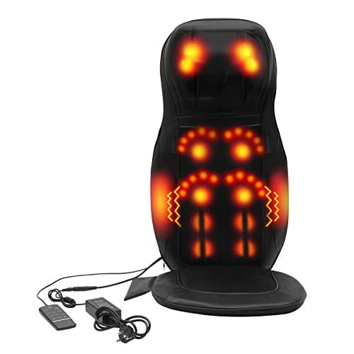 pochcicou Massagesitzauflage, 50 Hz Massagematte mit Wärmefunktion, 3 Vibrations-Modi, 3 Massage-Modi, Tragbare Massageauflage für Auto und Zuhause pochcicou Massagesitzauflage, 50 Hz Massagematte mit Wärmefunktion, 3 Vibrations-Modi, 3 Massage-Modi, Tragbare Massageauflage für Auto und Zuhause von pochcicou