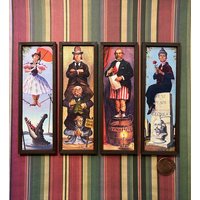 Haunted Mansion Miniatur Gemälde Retro-Puppenhaus Leinwand Kunst Haunted Mansion Miniatur Gemälde Retro-Puppenhaus Leinwand Kunst von pocketbobble