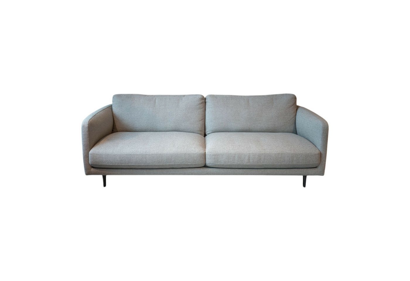 pode 2-Sitzer Sofa Tweak Stoff Fresco 727 Ice Hellgrau Gestell Anthrazit von pode