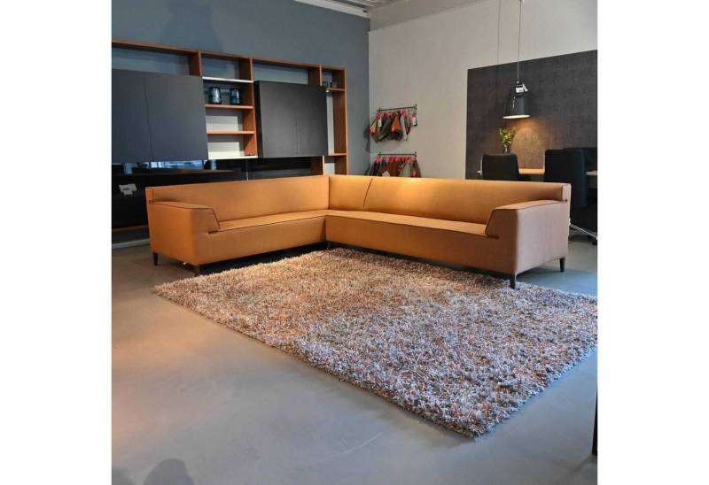 pode Ecksofa Ecksofa Stoff Kvadrat 6 Re-Wool 568 Grau von pode