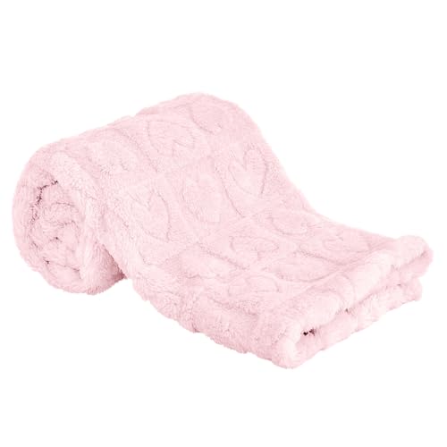 pofluany Babydecke, flauschig, Plüsch, weich, Wärmemuster, einfarbig, für alle Jahreszeiten, Komfort, für Jungen und Mädchen, für drinnen und draußen, Schlafen, Nickerchen, Kinderzimmerdecke, Hellrosa pofluany Babydecke, flauschig, Plüsch, weich, Wärmemuster, einfarbig, für alle Jahreszeiten, Komfort, für Jungen und Mädchen, für drinnen und draußen, Schlafen, Nickerchen, Kinderzimmerdecke, Hellrosa von pofluany
