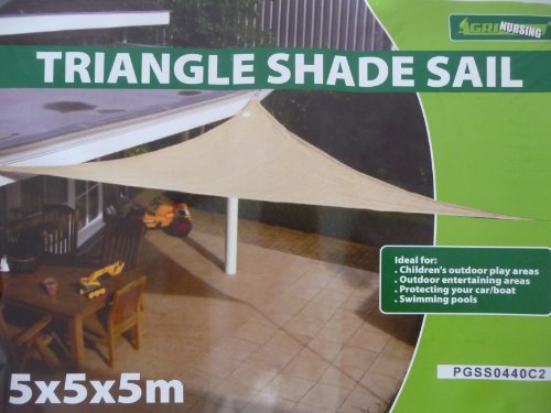 point-garden Sonnensegel Sonnenschutz Sonnendach Dreieck 5m x 5m x 5m beige point-garden Sonnensegel Sonnenschutz Sonnendach Dreieck 5m x 5m x 5m beige von point-garden