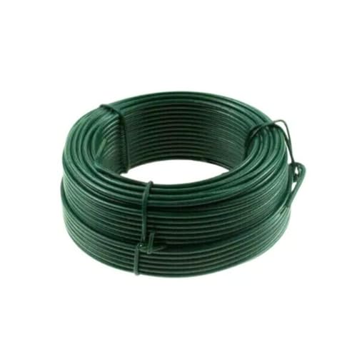 Bindedraht Rolle Ø 2,0mm x 50m grün, verzinkt & PVC ummantelt, Gartendraht Blumendraht Basteldraht Zaun Spanndraht, EU -Qualität Bindedraht Rolle Ø 2,0mm x 50m grün, verzinkt & PVC ummantelt, Gartendraht Blumendraht Basteldraht Zaun Spanndraht, EU -Qualität von pokm toolsmarket