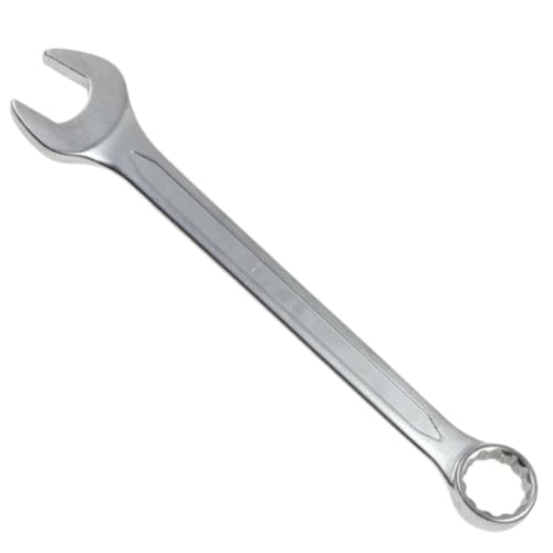 pokm toolsmarket - 18mm Ring-Maulschlüssel | Gabelschlüssel aus CRV-Stahl | Vernickelt & satiniert | Robuster Ringschlüssel Schlüssel pokm toolsmarket - 18mm Ring-Maulschlüssel | Gabelschlüssel aus CRV-Stahl | Vernickelt & satiniert | Robuster Ringschlüssel Schlüssel von pokm toolsmarket