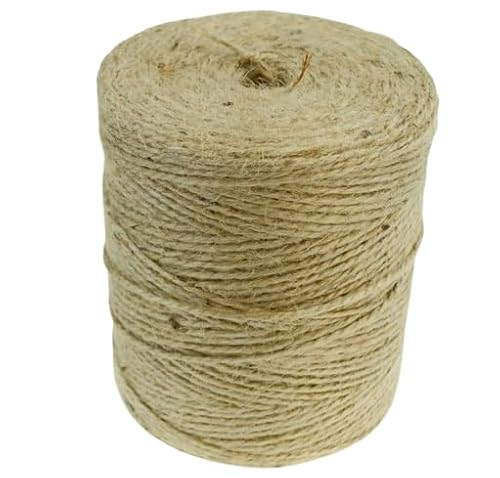 pokm toolsmarket - 250m Juteschnur 2.0mm Schnur Juteseil Gartenschnur Jutegarn Natürlich ungefärbt Bindfaden Juteband Für Garten, DIY, Geschenkverpackung, Hergestellt in EU pokm toolsmarket - 250m Juteschnur 2.0mm Schnur Juteseil Gartenschnur Jutegarn Natürlich ungefärbt Bindfaden Juteband Für Garten, DIY, Geschenkverpackung, Hergestellt in EU von pokm toolsmarket