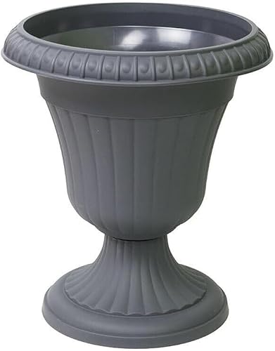 pokm toolsmarket - ⌀37cm Pflanzkübel Pflanzpokal, dekorative Amphore, Pflanzgefäß Schale Vase Topf, Farbe Anthrazit, Blumentopf Milano No. V pokm toolsmarket - ⌀37cm Pflanzkübel Pflanzpokal, dekorative Amphore, Pflanzgefäß Schale Vase Topf, Farbe Anthrazit, Blumentopf Milano No. V von pokm toolsmarket