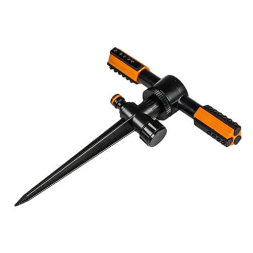 pokm toolsmarket - Rasensprenger Duo 2-Arm 130 m² 360 Grad Auch für Bewässerungssystem Kreisregner Garten Sprinkler für Rasenbewässerung Sprinkleranlage von pokm toolsmarket